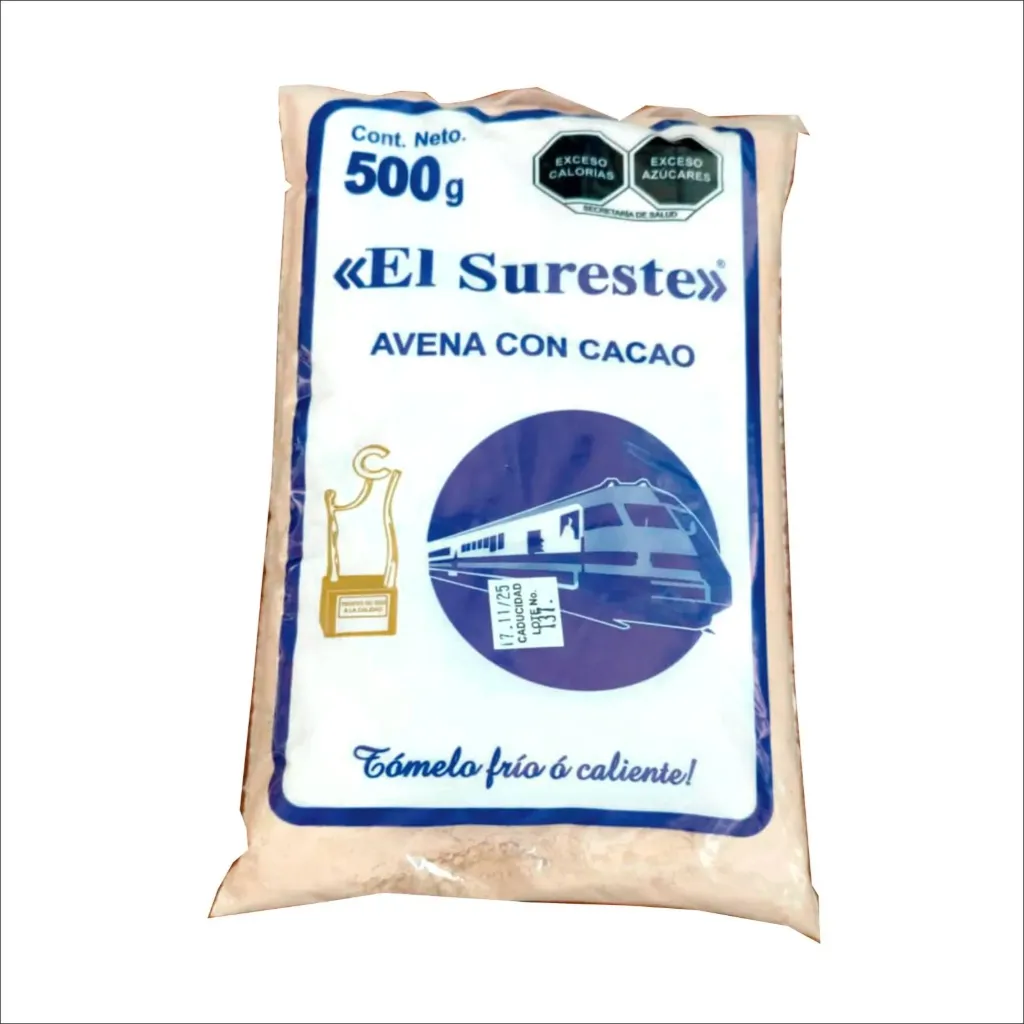 Paquete Avena con Cacao el Sureste 20 bolsas 500GR